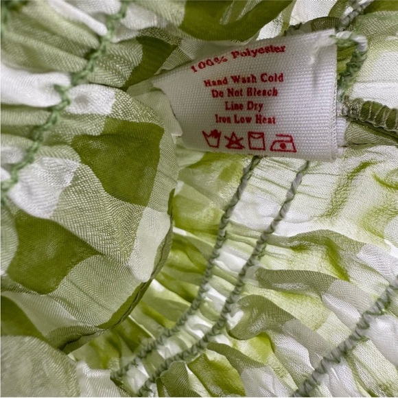 Lisa Says Gah Chiara Gingham Top Sz M - Picture 7 of 7